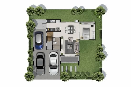 Kanasiri Salaya-Pinklao : คณาสิริ ศาลายา-ปิ่นเกล้า - Floor Plan