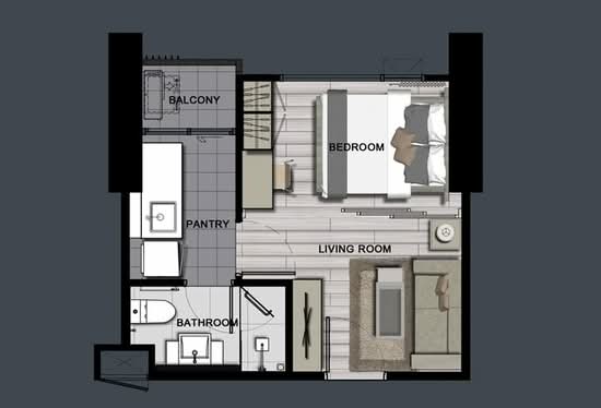 The Politan Rive - Floor Plan