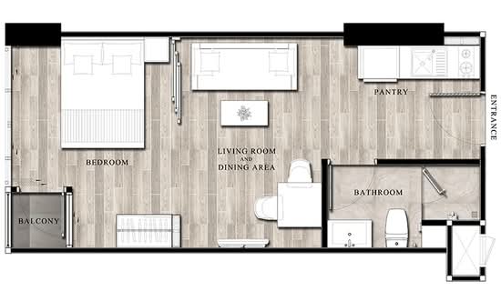 Infinity One Condominium : อินฟินิตี้ วัน คอนโดมิเนียม - Floor Plan