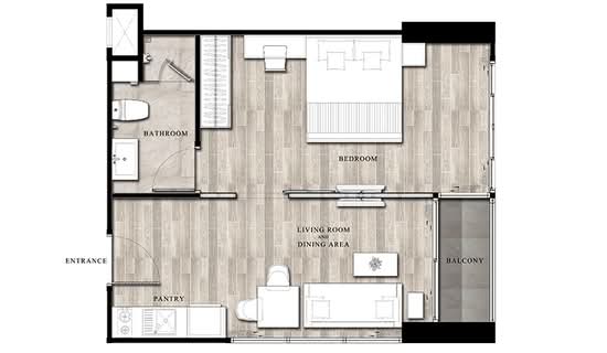 Infinity One Condominium : อินฟินิตี้ วัน คอนโดมิเนียม - Floor Plan