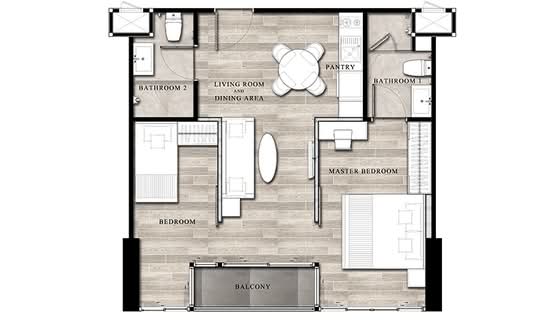 Infinity One Condominium : อินฟินิตี้ วัน คอนโดมิเนียม - Floor Plan