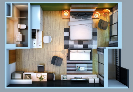 Living Avenue Bangsaen - Floor Plan