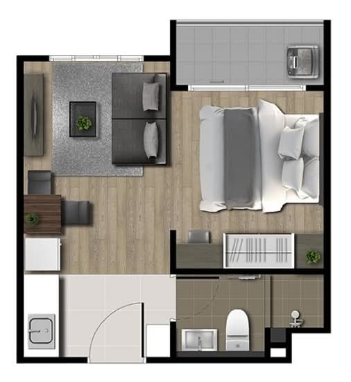 Dcondo Bliss Sriracha - Floor Plan