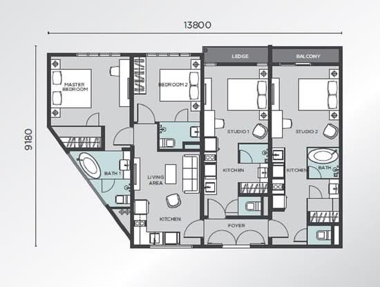 D'Immersione - Floor Plan - iProperty.com.my