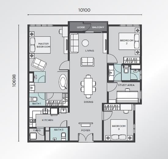D'Immersione - Floor Plan - iProperty.com.my