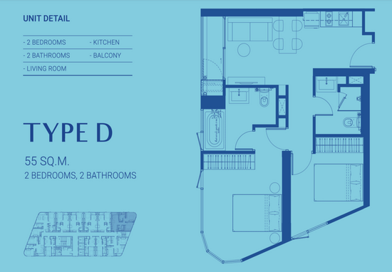 Skyrise Avenue Sukhumvit 64 - Floor Plan