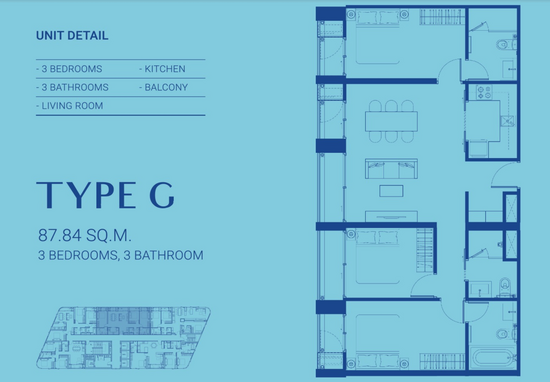 Skyrise Avenue Sukhumvit 64 - Floor Plan