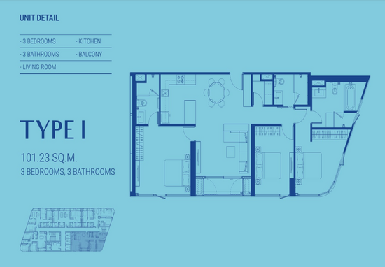 Skyrise Avenue Sukhumvit 64 - Floor Plan