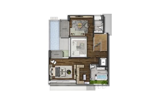The Gentry Ekamai-Ladprao - Floor Plan