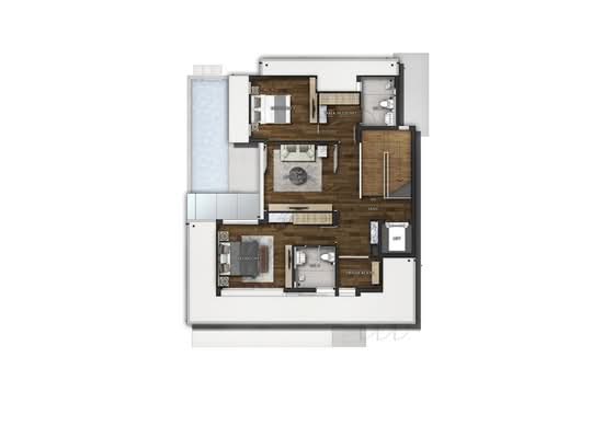 The Gentry Ekamai-Ladprao - Floor Plan