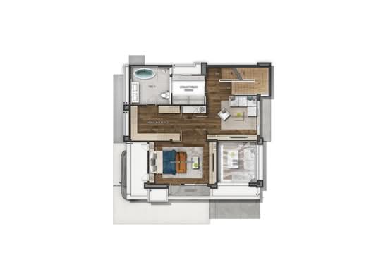 The Gentry Ekamai-Ladprao - Floor Plan