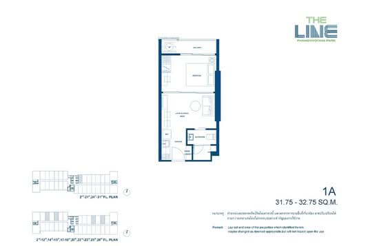 The Line Phahonyothin Park : เดอะ ไลน์ พหลโยธิน พาร์ค - Floor Plan