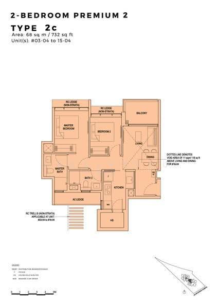 Bartley Vue, 6 Jalan Bunga Rampai, Hougang / Punggol / Sengkang, 2 Bedrooms, 732 sqft, Condominium For Sale, by Bernard Chua, 500280122 - 2D - PropertyGuru.com.sg