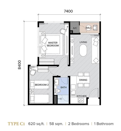 Grand Ion Majestic - Floor Plan - iProperty.com.my