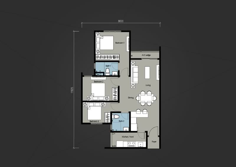 Service Residence for Rent at Dian Residency - Andrew Pang - PropertyGuru.com.my