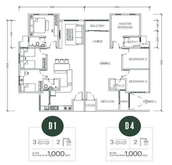 Tunas Residensi @ Nada Bidara - Floor Plan - iProperty.com.my