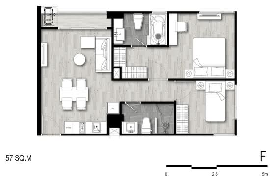 The Teak Sukhumvit 39 : เดอะ ทีค สุขุมวิท 39 - Floor Plan