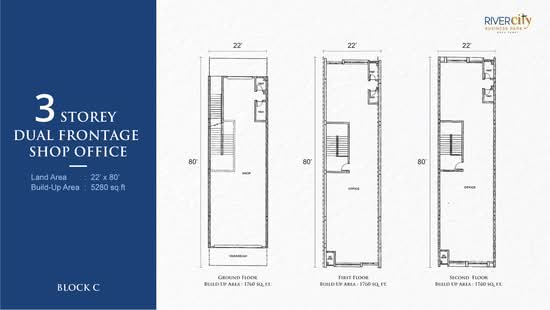 Rivercity Business Park @ Batu Pahat - Floor Plan - iProperty.com.my
