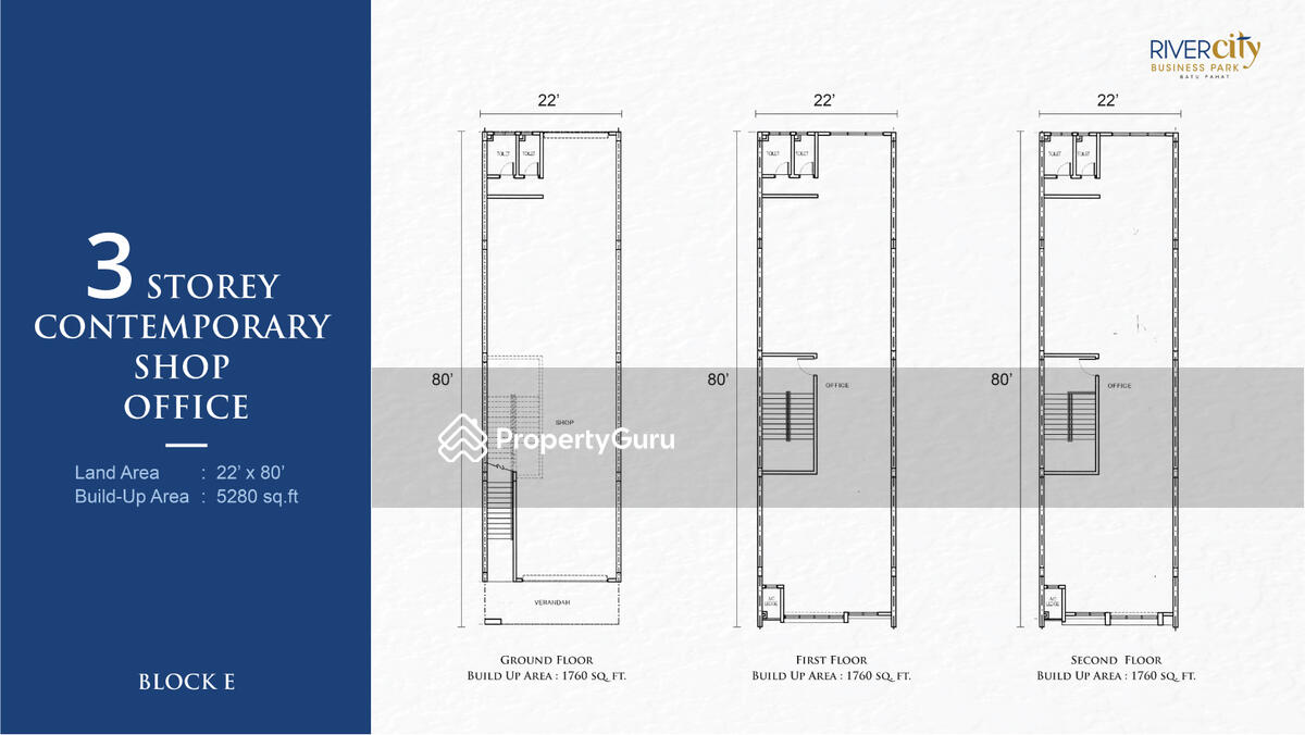 Rivercity Business Park Batu Pahat, Jalan Pantai, Off Jalan Jeragan