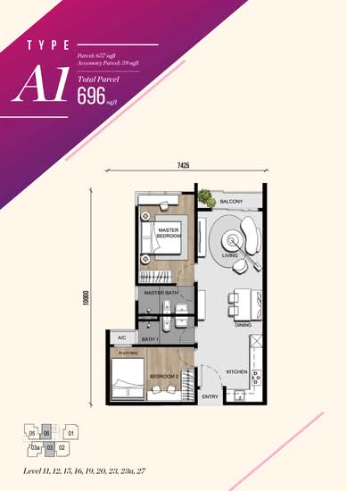 BLISS @ Old Klang Road - Floor Plan - iProperty.com.my