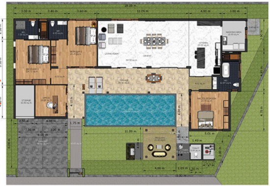 Hua Hin Hillside Hamlet - Floor Plan