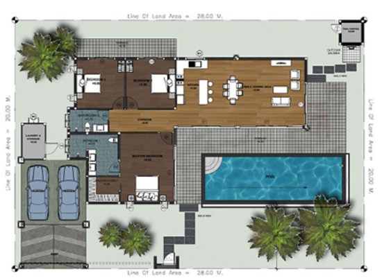Hua Hin Hillside Hamlet - Floor Plan