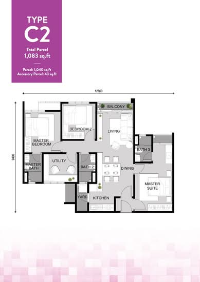 PIXEL City Sentral - Floor Plan - iProperty.com.my