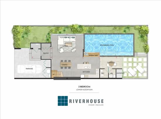 Riverhouse : ริเวอร์เฮ้าส์ - Floor Plan