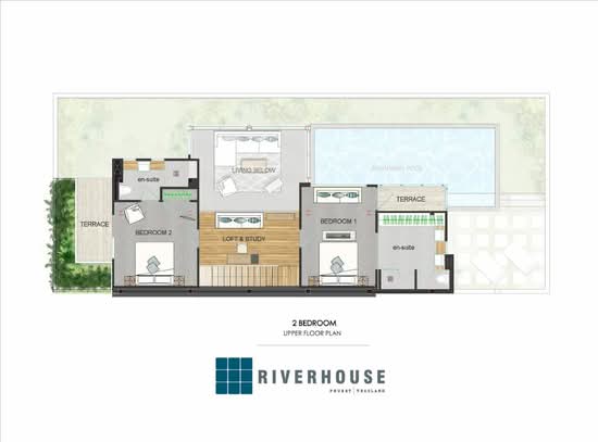 Riverhouse : ริเวอร์เฮ้าส์ - Floor Plan