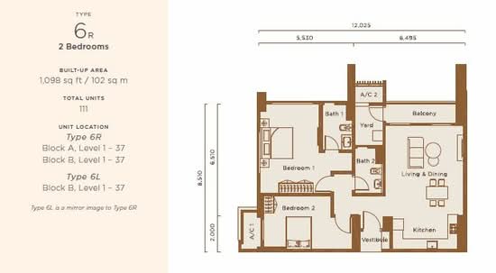 One Cochrane Residence - Floor Plan - iProperty.com.my