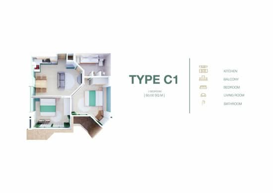 Serene Condominium - Floor Plan