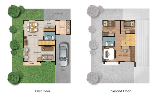 Lanceo Crib Pinklao-Rama 5 : แลนซีโอ คริป ปิ่นเกล้า - พระราม 5 - Floor Plan