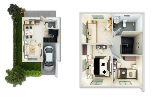 Baan Pruksa 116 Rangsit - Thanyaburi : บ้านพฤกษา 116 รังสิต - ธัญบุรี - Floor Plan