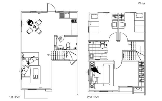 Pruksa Ville 66 Bangna – Nhamdaeng : พฤกษาวิลล์ 66 บางนา – หนามแดง - Floor Plan