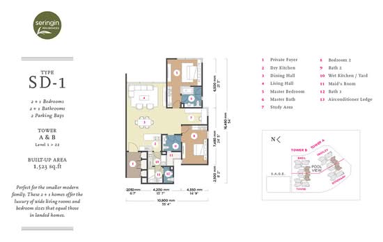 Seringin Residences - Floor Plan - iProperty.com.my
