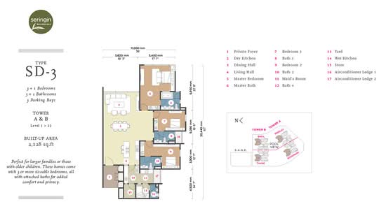 Seringin Residences - Floor Plan - iProperty.com.my