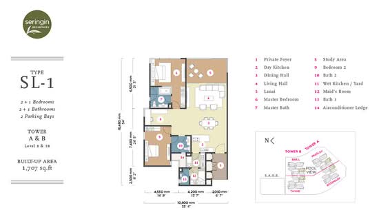 Seringin Residences - Floor Plan - iProperty.com.my