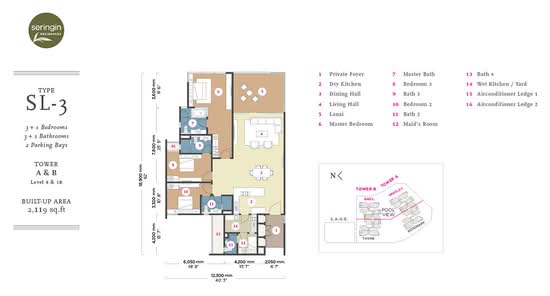 Seringin Residences - Floor Plan - iProperty.com.my