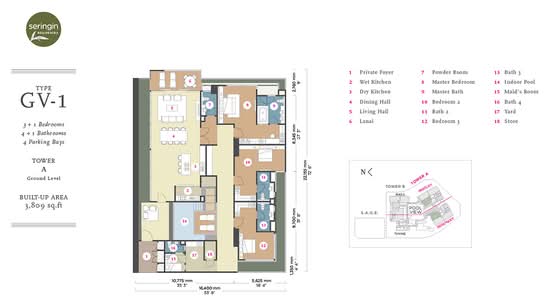 Seringin Residences - Floor Plan - iProperty.com.my