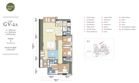 Seringin Residences - Floor Plan - iProperty.com.my
