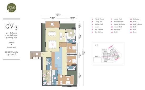 Seringin Residences - Floor Plan - iProperty.com.my