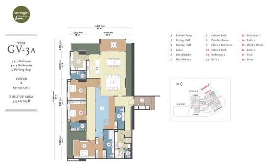 Seringin Residences - Floor Plan - iProperty.com.my