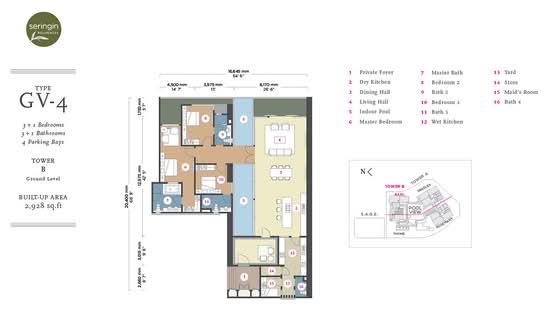 Seringin Residences - Floor Plan - iProperty.com.my