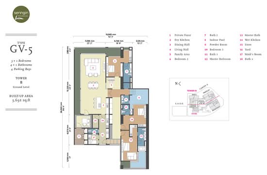 Seringin Residences - Floor Plan - iProperty.com.my