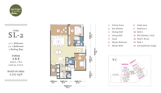 Seringin Residences - Floor Plan - iProperty.com.my