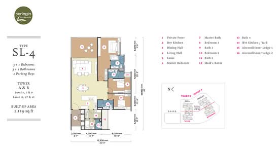 Seringin Residences - Floor Plan - iProperty.com.my