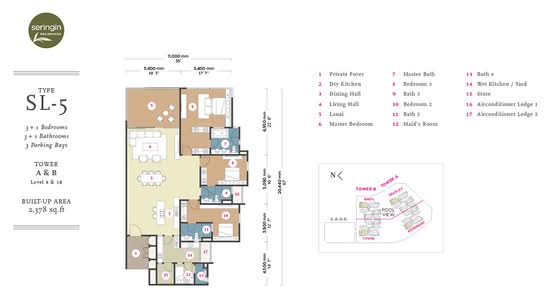 Seringin Residences - Floor Plan - iProperty.com.my