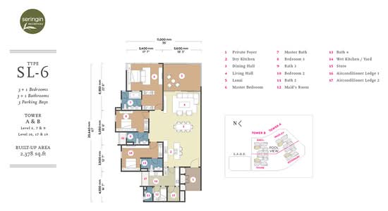 Seringin Residences - Floor Plan - iProperty.com.my
