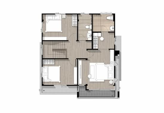 Sena Park Grand Ramindra : เสนาพาร์ค แกรนด์ รามอินทรา - Floor Plan