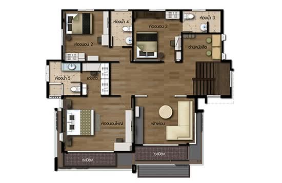 Sena Park Grand Ramindra : เสนาพาร์ค แกรนด์ รามอินทรา - Floor Plan